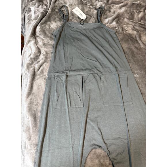 NWT Universal Standard JACKSON SLEEVELESS JUMPSUIT SEDONA SAGE Grey SZ 4XS 00-0 - Picture 6 of 11